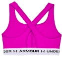 Under Armour  Crossback Mid Bra-PNK Női melltartó