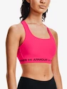 Under Armour  Crossback Mid Bra-PNK Női melltartó