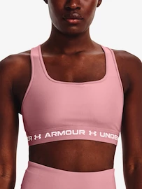 Under Armour Crossback Mid Bra-PNK Női melltartó