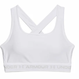 Under Armour Crossback Mid Bra-WHT Női melltartó