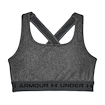 Under Armour  Crossback Mid Heather Bra grey Női melltartó