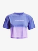 Under Armour  DIP DYE CROP SS-BLU Női póló