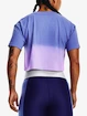 Under Armour  DIP DYE CROP SS-BLU Női póló