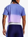 Under Armour  DIP DYE CROP SS-BLU Női póló