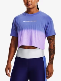 Under Armour DIP DYE CROP SS-BLU Női póló