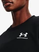 Under Armour  Essential Fleece Crew-BLK Női melegítőfelső