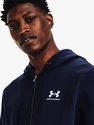 Under Armour  Essential Fleece FZ Hood-NVY Férfi-melegítőfelső