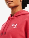 Under Armour  Essential Fleece Hoodie-RED Női melegítőfelső