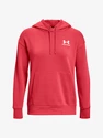 Under Armour  Essential Fleece Hoodie-RED Női melegítőfelső