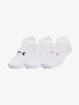 Under Armour  Essential No Show 3pk-WHT  Zokni