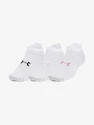 Under Armour  Essential No Show 3pk-WHT  Zokni