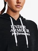 Under Armour  Essential Script Hoodie-BLK Női melegítőfelső