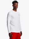 Under Armour  Fitted Crew-WHT Férfipóló