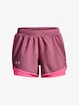 Under Armour  Fly By 2.0 2N1 Short-PNK Női rövidnadrág