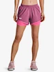 Under Armour  Fly By 2.0 2N1 Short-PNK Női rövidnadrág