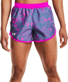 Under Armour Fly By 2.0 Printed Short Mineral Blue Női rövidnadrág