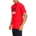 Under Armour  Foundation SS T Red Férfipóló