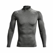 Under Armour  HeatGear Armour Comp Mock LS Gray Férfipóló