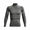 Under Armour  HeatGear Armour Comp Mock LS Gray Férfipóló