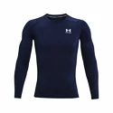 Under Armour HeatGear Comp LS Midnight Blue Férfipóló