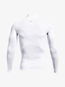 Under Armour HeatGear Comp Mock LS-WHT Férfipóló