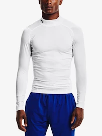 Under Armour HeatGear Comp Mock LS-WHT Férfipóló