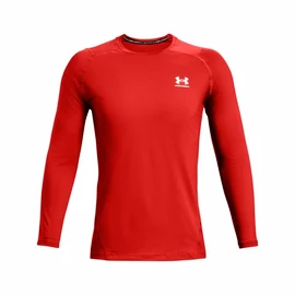 Under Armour HeatGear HeatGear Armour Fitted LS Radiant Red Férfipóló