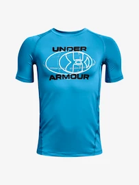 Under Armour HeatGear Novelty SS-BLU Fiúpóló