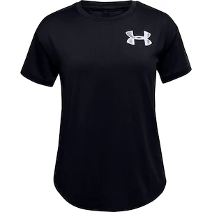 Under Armour HeatGear SS Black Lánykapóló S