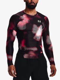 Under Armour IsoChill Prtd Comp LS-BLK Férfipóló