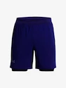 Under Armour  LAUNCH 7'' 2-IN-1 SHORT-BLU Férfirövidnadrág