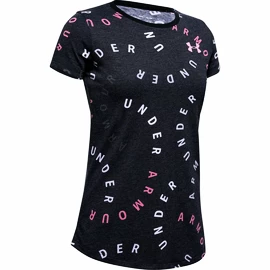 Under Armour Live Printed Wm Ss T-Shirt Lánykapóló