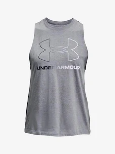 Under Armour  Live Sportstyle Graphic Tank Steel Medium Heather Gray Női ujjatlan póló S