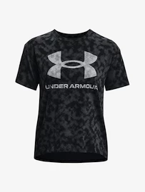 Under Armour LOGO AOP HEAVYWEIGHT SS-BLK Női póló