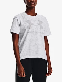 Under Armour LOGO AOP HEAVYWEIGHT SS-WHT Női póló