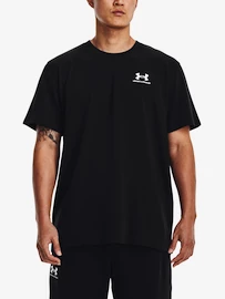 Under Armour LOGO EMB HEAVYWEIGHT SS-BLK Férfipóló