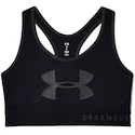 Under Armour  Mid Keyhole Graphic-BLK Női melltartó S