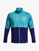 Under Armour  PIQUE TRACK JACKET-BLU Férfidzseki