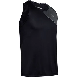 Under Armour Qualifier ISO CHILL Singlet Black Ujjatlan póló férfiaknak