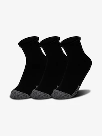 Under Armour Quarter 3pk-BLK Zokni