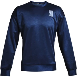 Under Armour RECOVER LS CREW dark blue Férfi-melegítőfelső