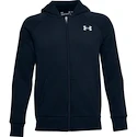 Under Armour  RIVAL COTTON FZ HOODIE dark blue Fiú-melegítőfelső L