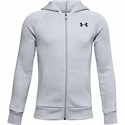 Under Armour  RIVAL COTTON FZ HOODIE grey Fiú-melegítőfelső