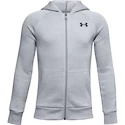 Under Armour  RIVAL COTTON FZ HOODIE grey Fiú-melegítőfelső XL