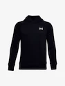 Under Armour  RIVAL COTTON HOODIE black Fiú-melegítőfelső