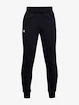 Under Armour  RIVAL COTTON PANTS Black Fiú-melegítőalsó