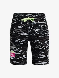 Under Armour Rival Fleece ANAML Short-BLK Fiú-rövidnadrágok