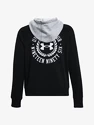 Under Armour  Rival Fleece CB Hoodie-BLK Női melegítőfelső