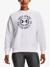 Under Armour Rival Fleece Crest Grp Crew-WHT Női melegítőfelső