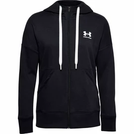 Under Armour Rival Fleece FZ Hoodie black Női melegítőfelső